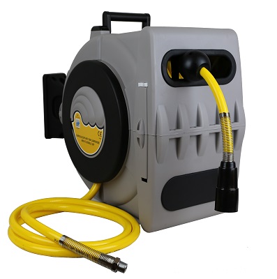 Enrouleur automatique de tuyau air comprimé 15 m - pneumatique - G02882 -  Outillage pneumatique - Peinture