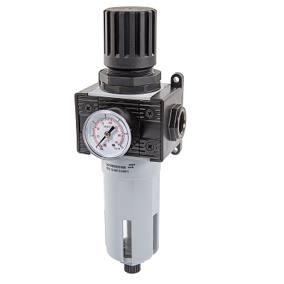 Régulateur pression air avec manomètre et filtre 1/2 Gaz - Algi Equipements