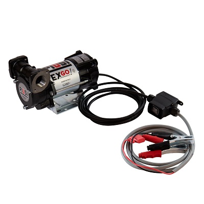 Pompe ATEX 32 l/min 12 v avec câble, pinces et interrupteur - Algi  Equipements